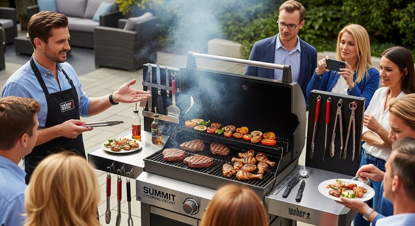 Weber Grillvorführung: The Live Grilling Experience